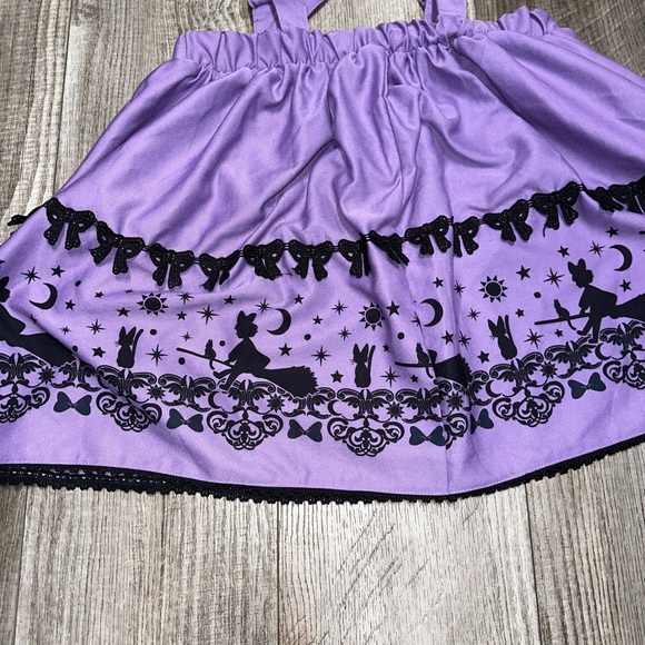 Her Universe Studio Ghibli Kiki's Delivery Service Purple Suspender Skirt xl - Picture 11 of 13